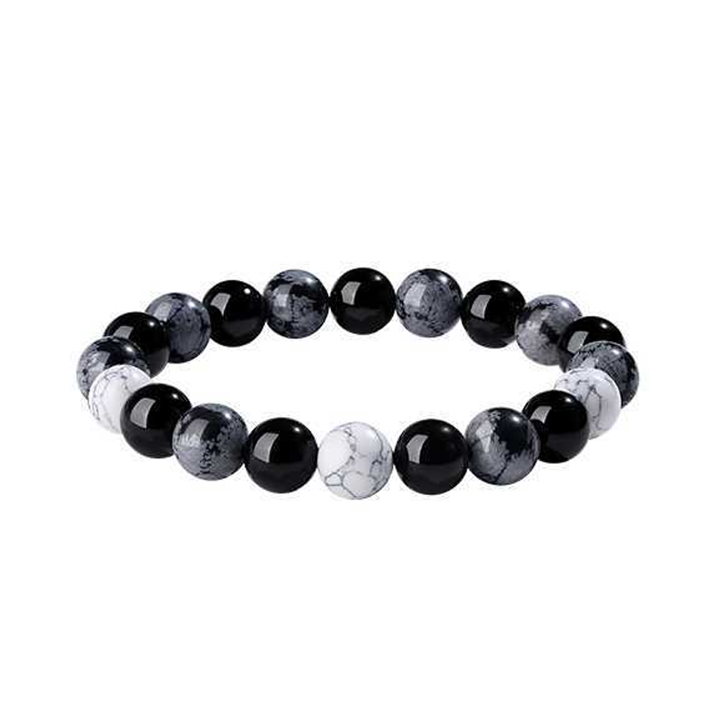 Spiritual Protection Bracelet – Black Obsidian Crystal Beads