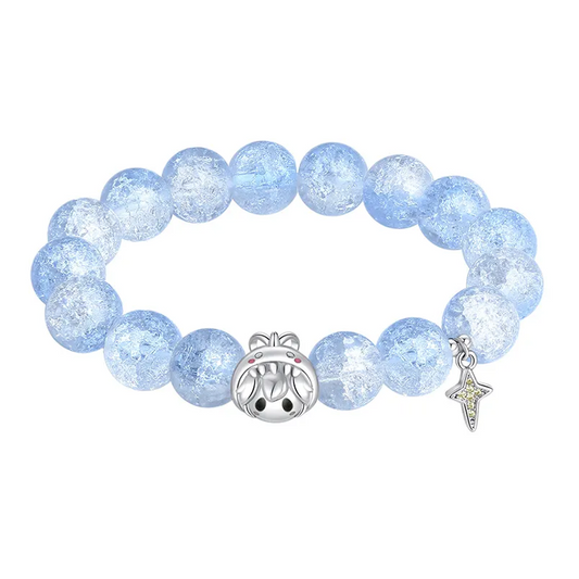 Women's Frosted Dragon King Bracelet – High-End Energy Protection Jewelry