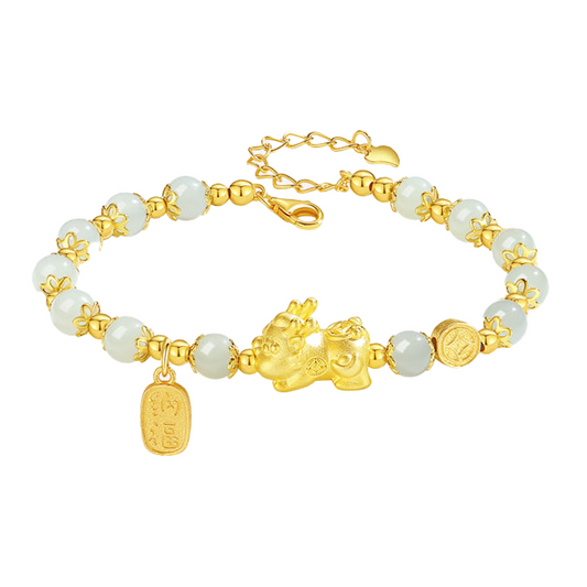 Women's S999 Silver Pixiu Bracelet – Wealth & Luck Feng Shui Charm